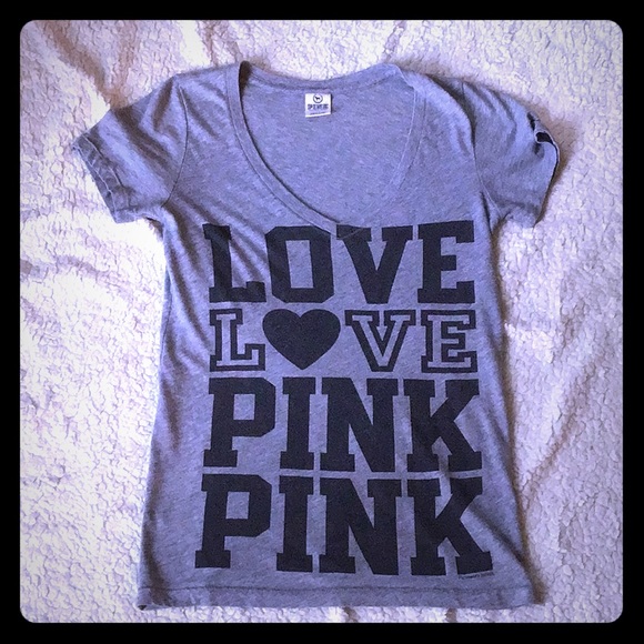 PINK Victoria's Secret Tops - PINK 💕Love Pink T-shirt
